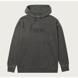 Taylor Swift Hoodie Size M Eras Tour Charcoal New Swiftie Sweater TTPD